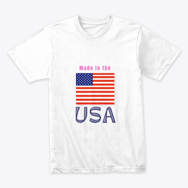 u s a flag t-shirt design