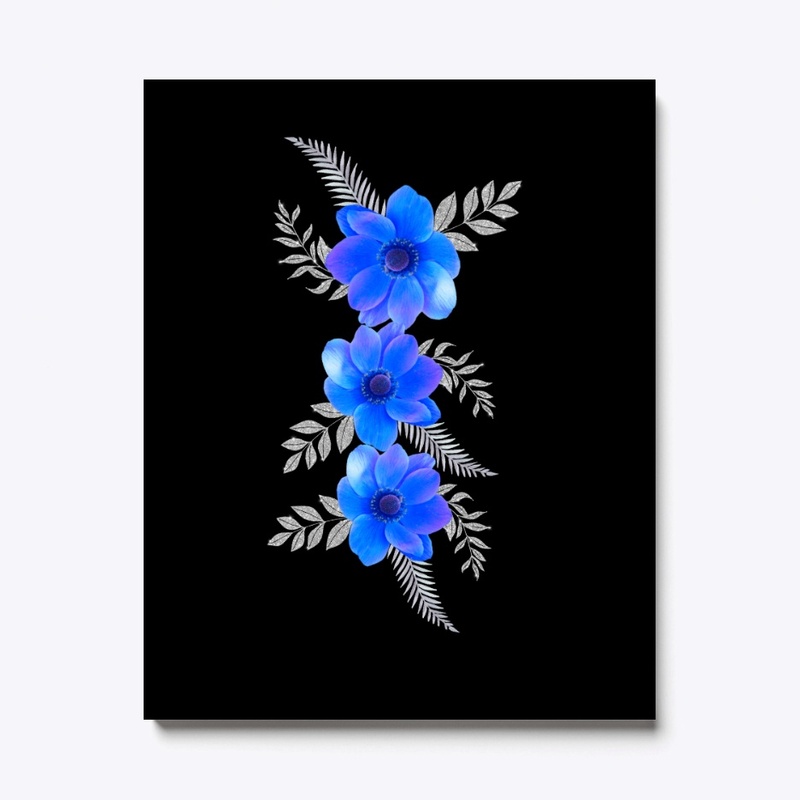 Blue flowers