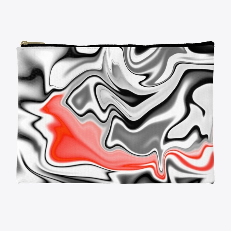 Black White dash of Red