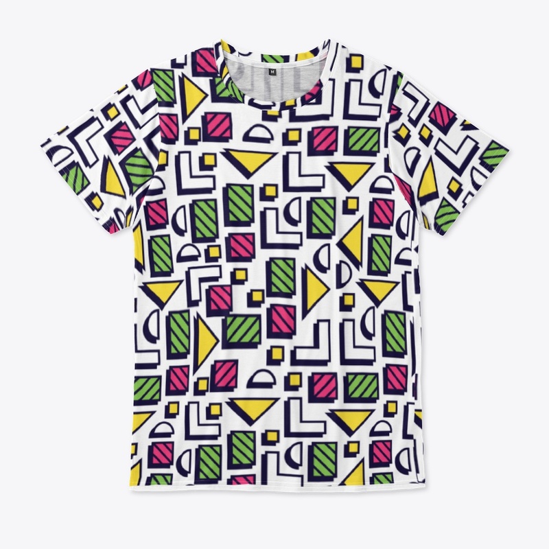 Geometric Bohemian Memphis Print 