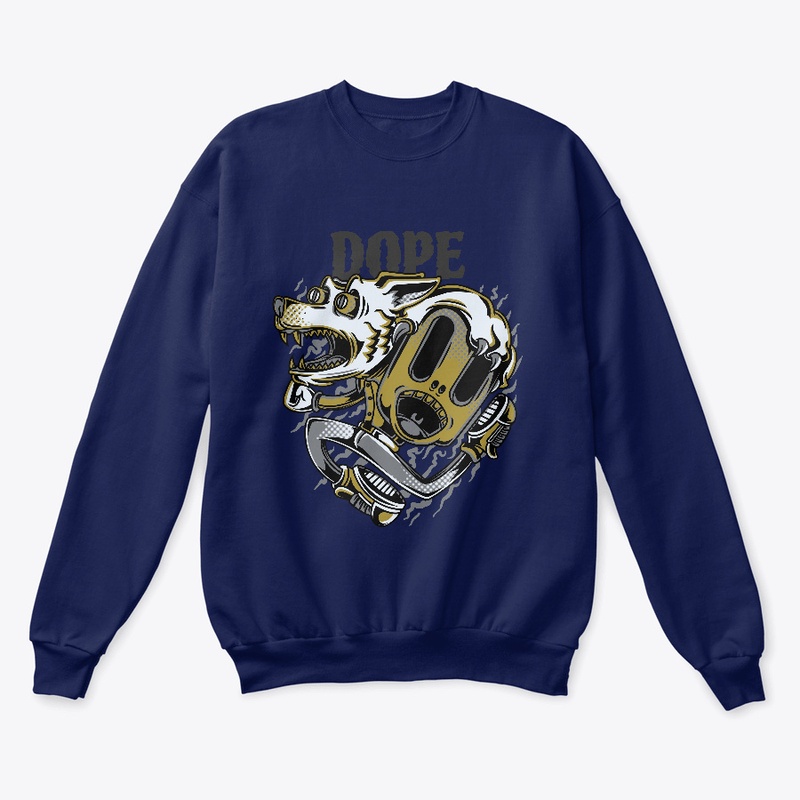 Steampunk Wolf Streetwear Apparel