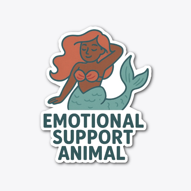 Mermaid Emotional Support Animal 