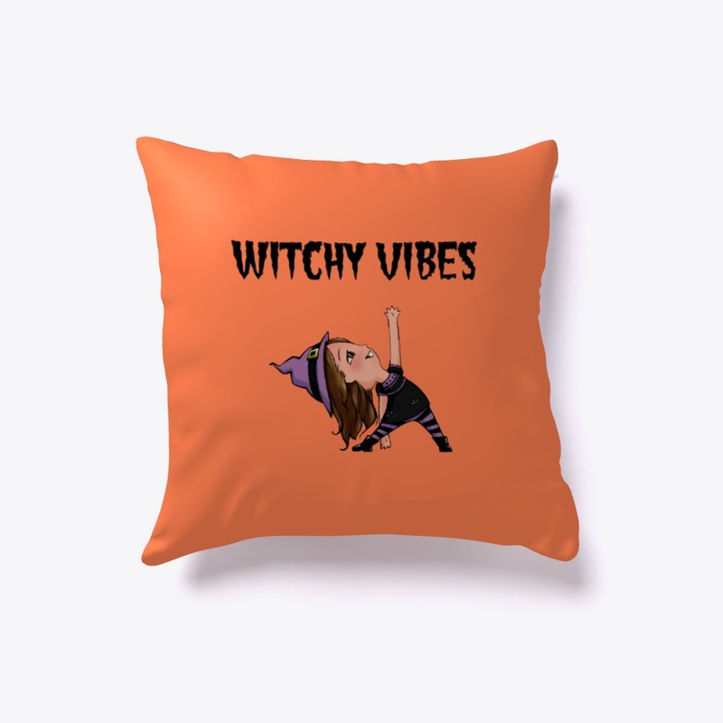Witchy Vibes Yoga Pillow