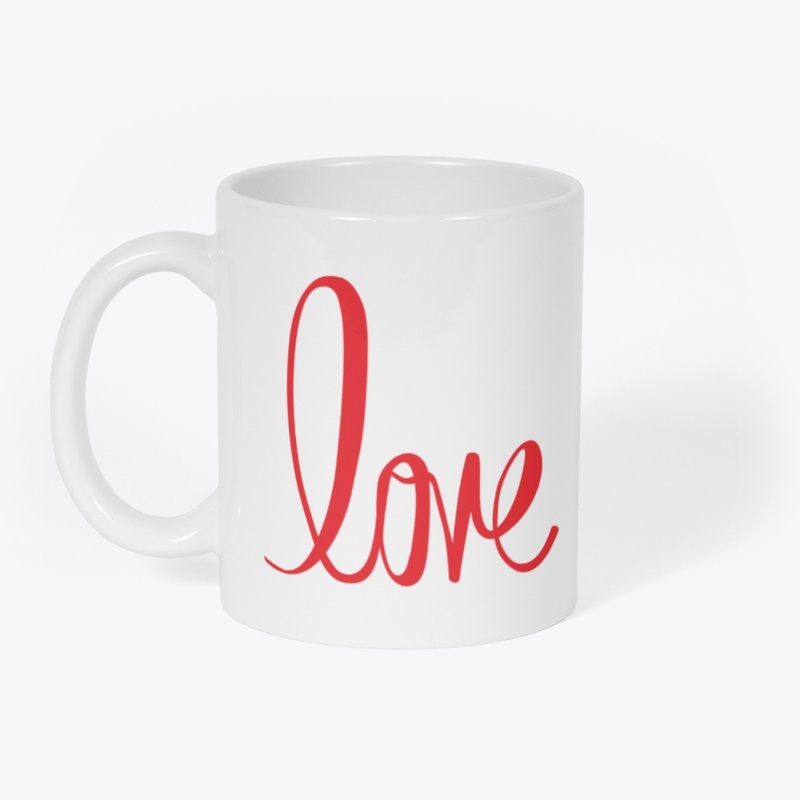 Love Script Mug