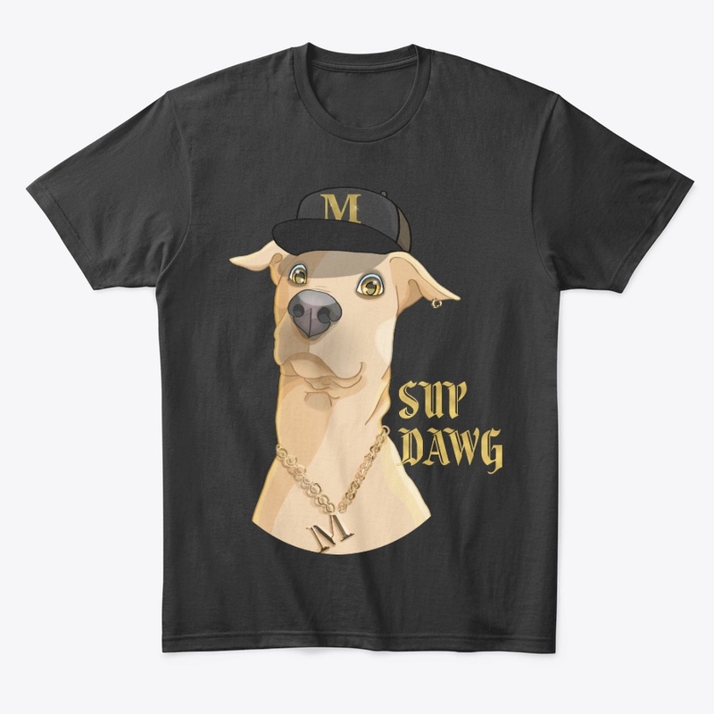 Funny rapper gangsta dog