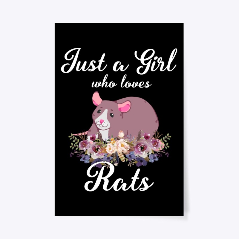 Girl Loves Rats Flower Style