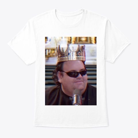 Dios Sad Goldo White T-Shirt Front