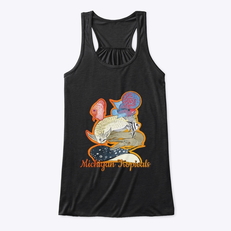 Womens Flowy Tank with Fish