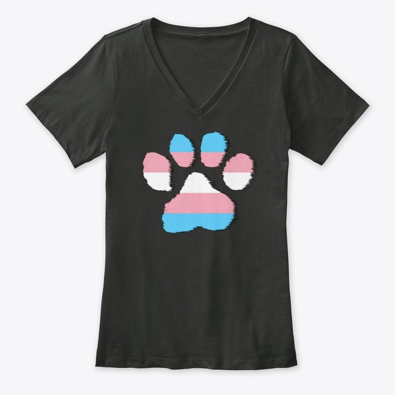Transgender Pride Paw