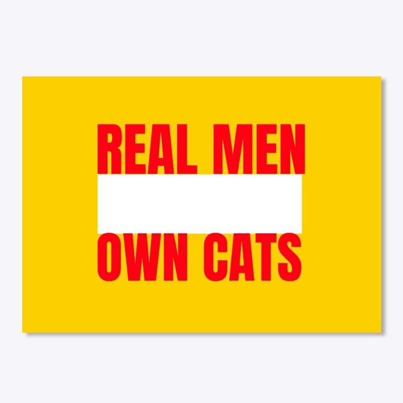 REAL MEN OWN CATS T SHIRT,GIFT T SHIRT.