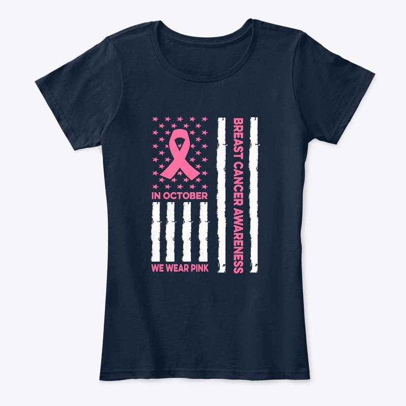 In October We Wear Pink Cancer T shirt