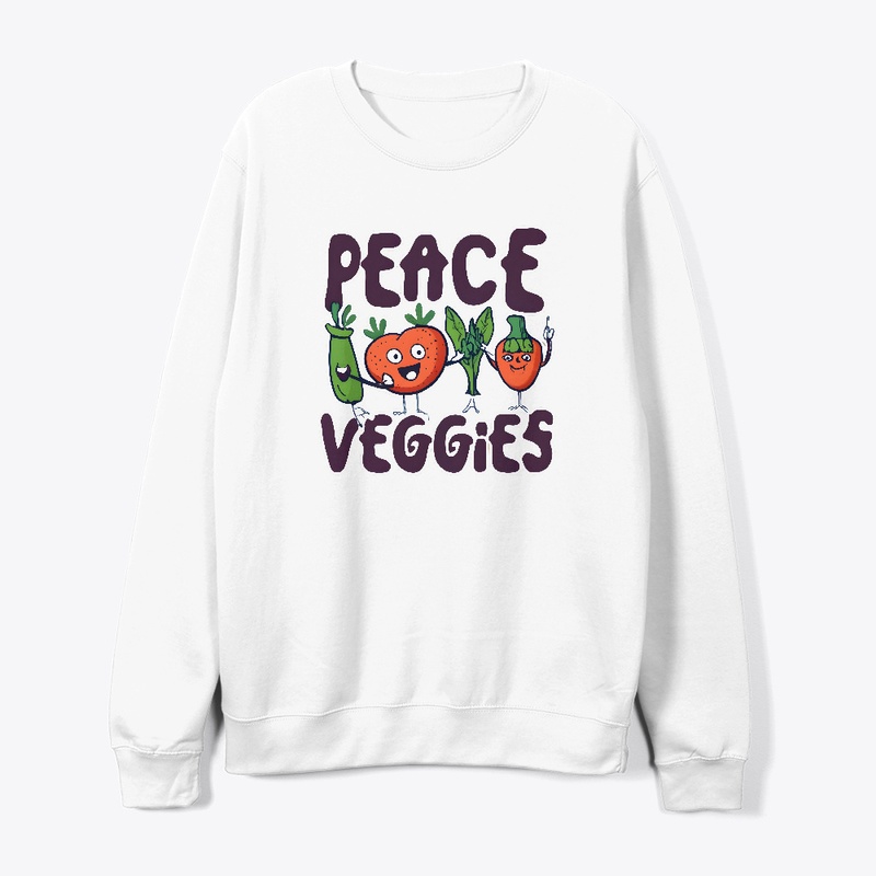 Peace Love Veggies T-shirt