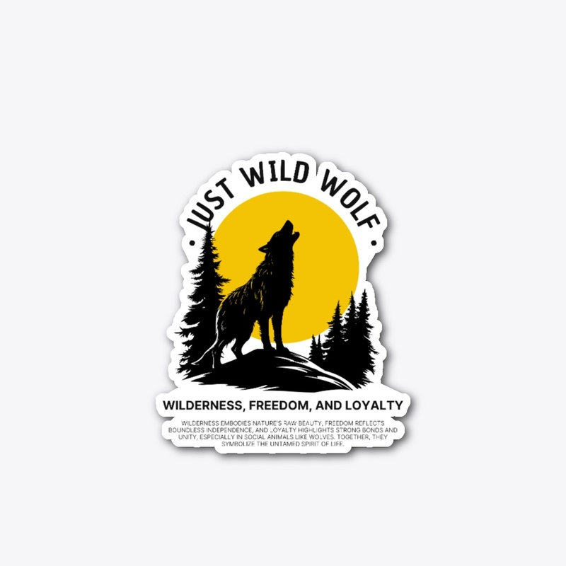 Just wild wolf
