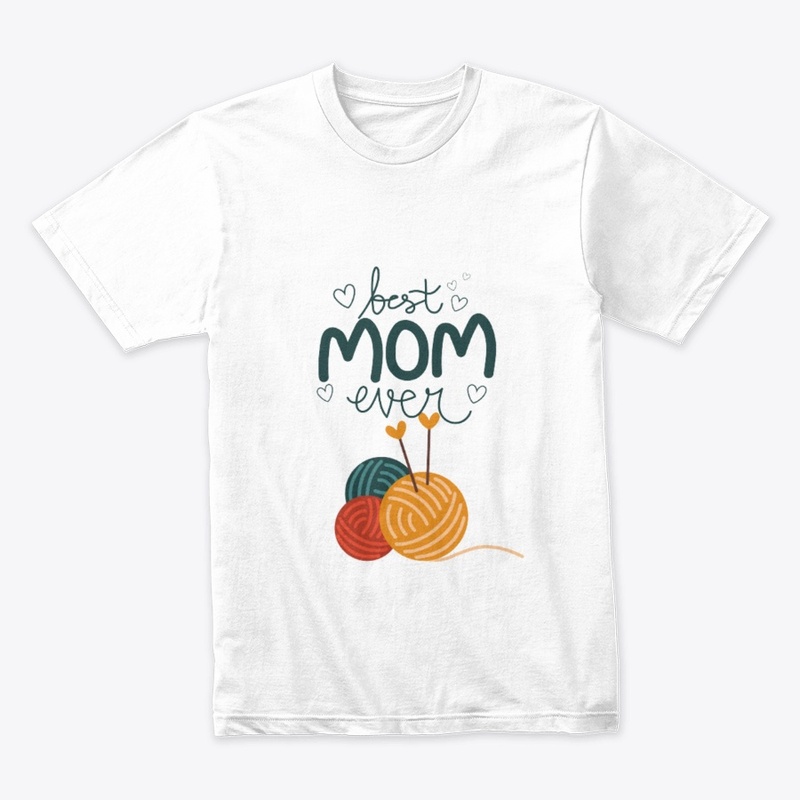 best mom kniting ever tshirt gift 2023