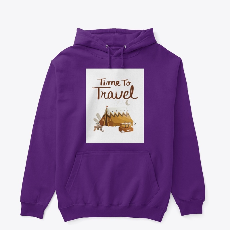 'TIME TO TRAVEL' t-shirt design 