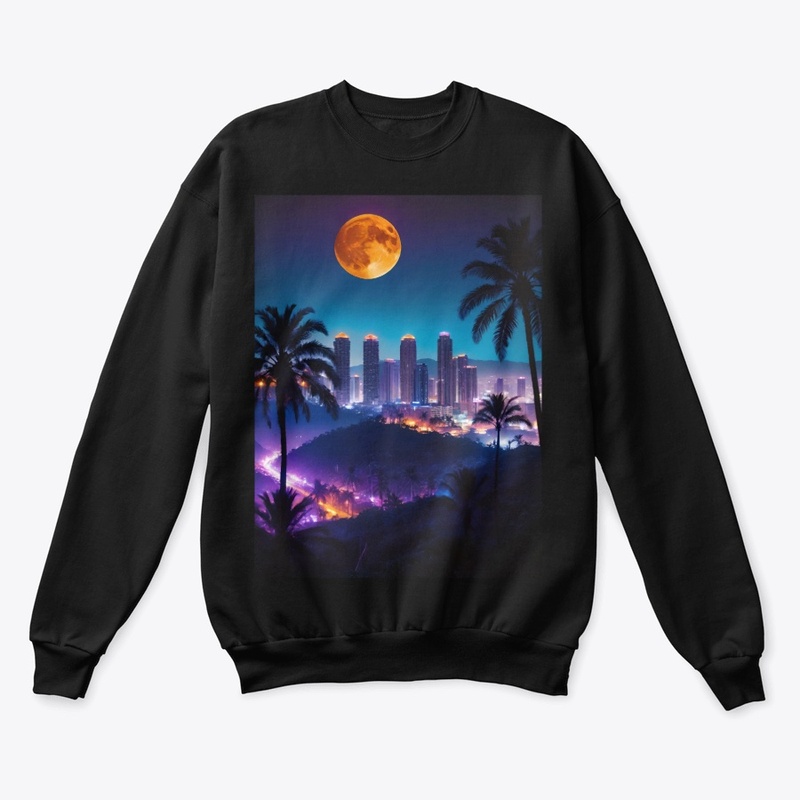 Vibrant city night 
