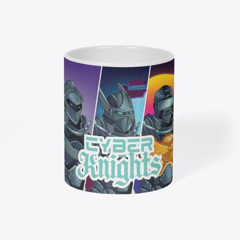Cyber Knights White Coffee Mug