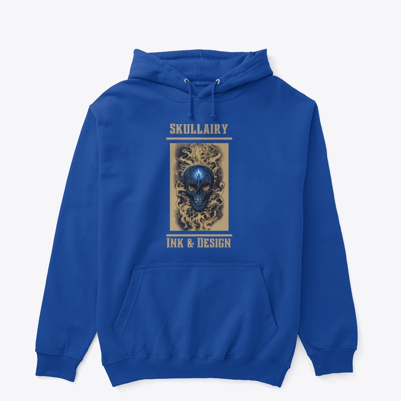 Blue Skull Skullairy Graphic