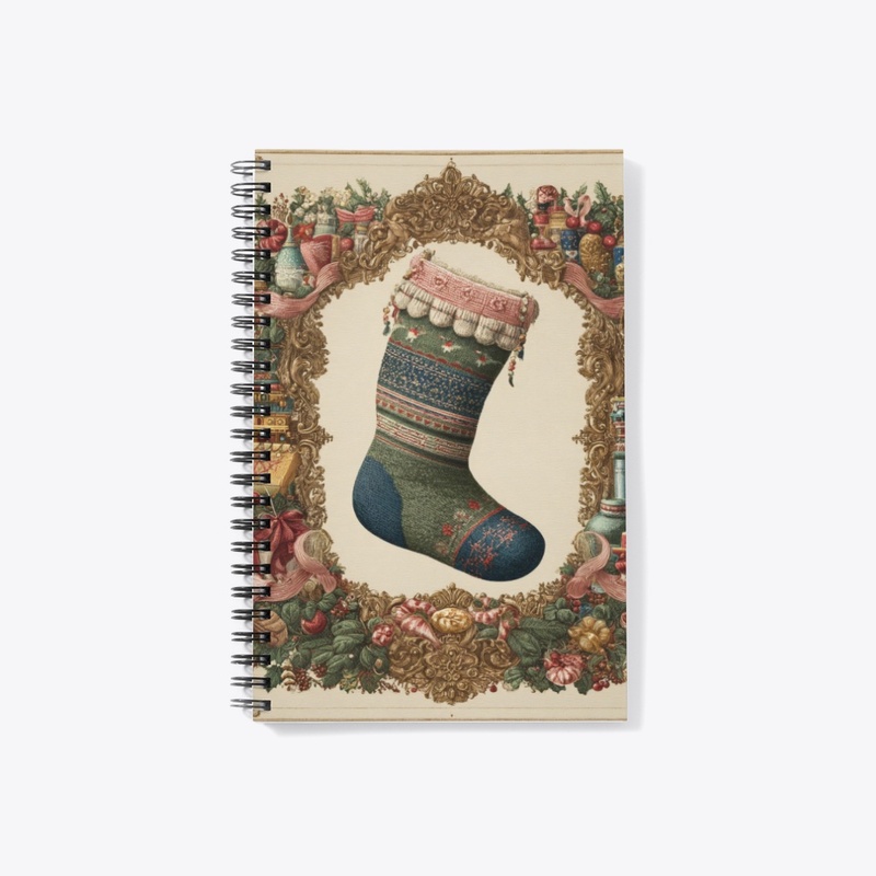 Ornate Christmas Stocking Gift Frame