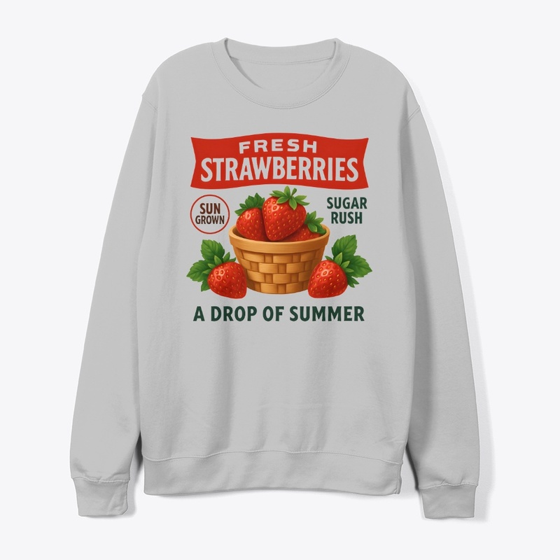 Strawberries | Vintage Fruit Art