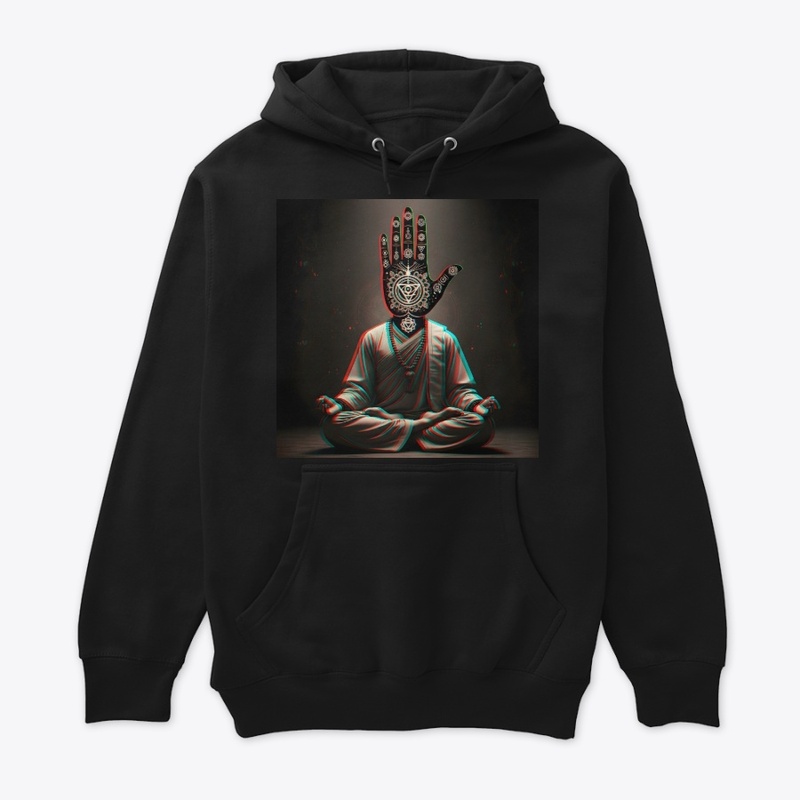 Mystical Hand Meditation Psychedelic Tee
