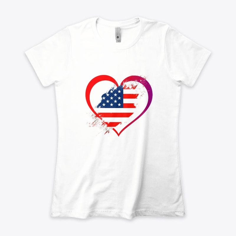 American Heart Flag Tee