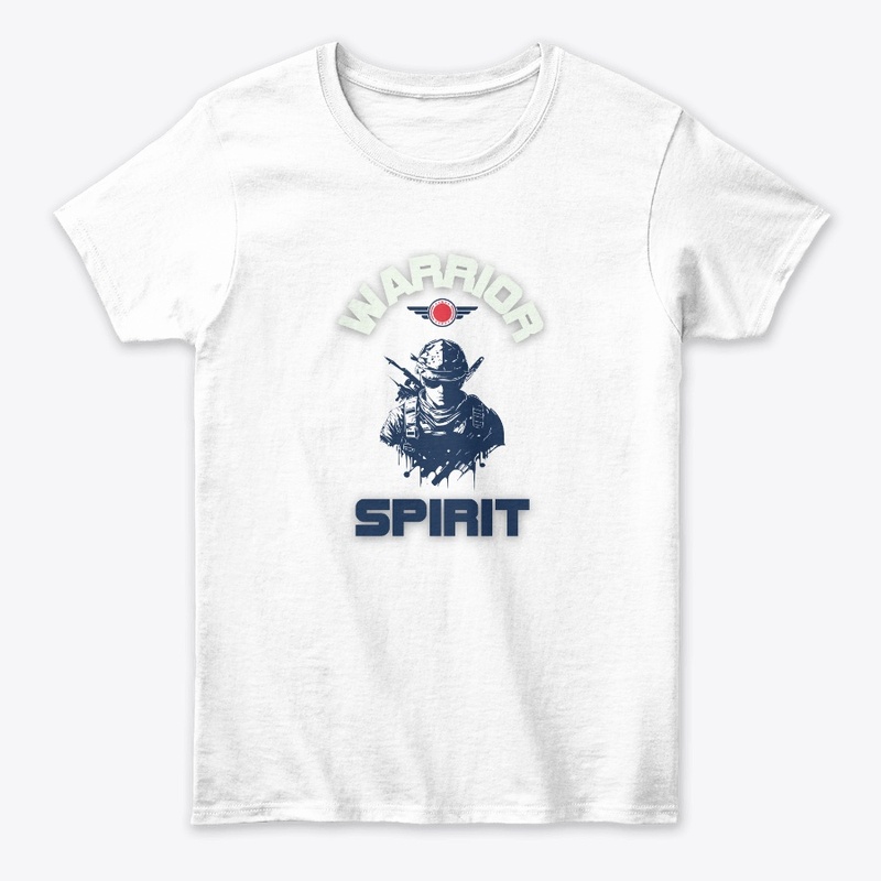 WARRIOR SPIRIT - Bold Patriotic Tee