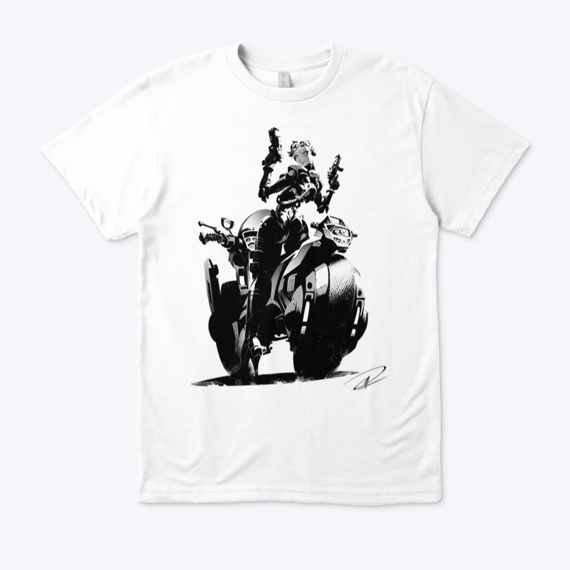 Sci-fi bikegirl 