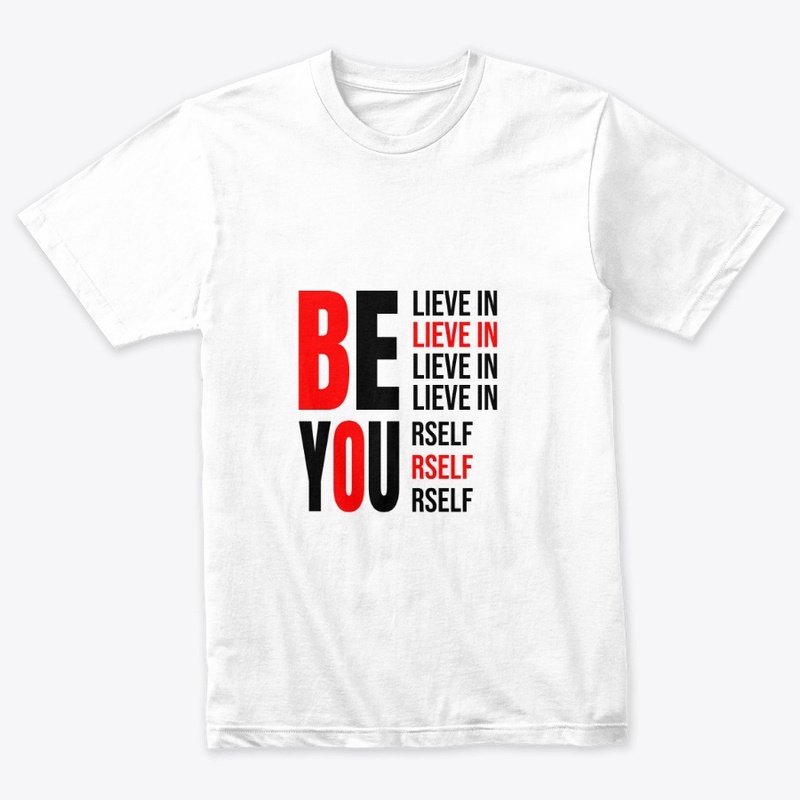 Modern typography t-shirt