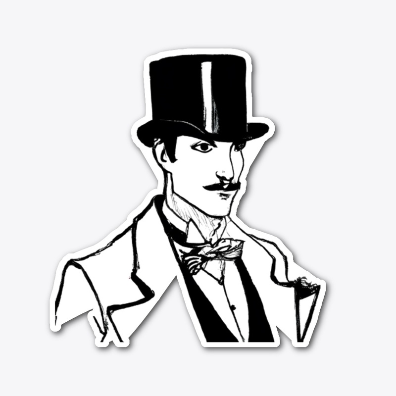 "Gentleman Sketch" Printed