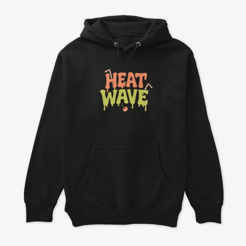 Drippy Retro "Heat Wave" Summer Graphic