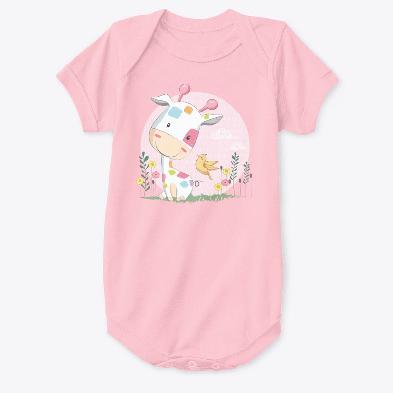 Baby Giraffe and Friends Body Suite