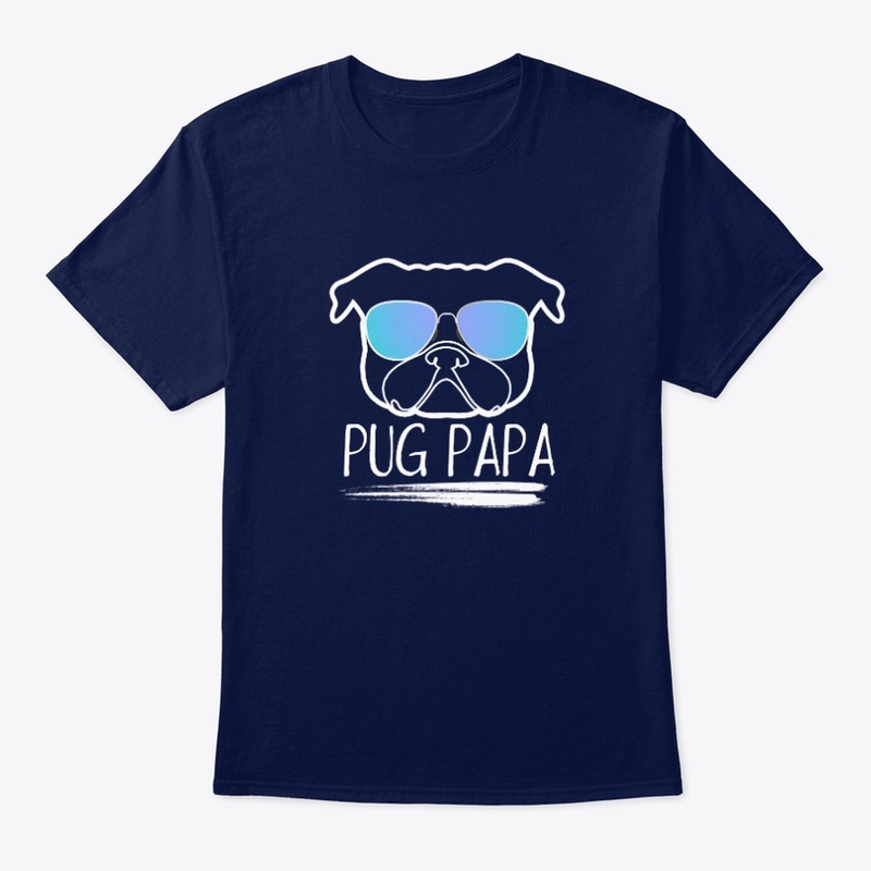 Funny Pug Papa Pug T-shirt