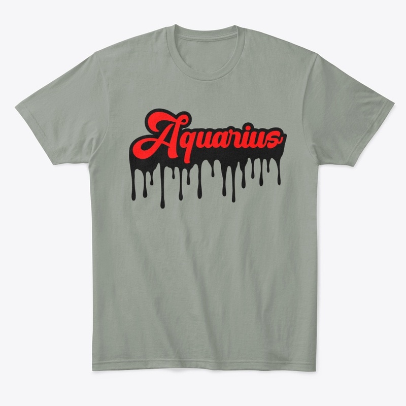 Aquarius Red Drip