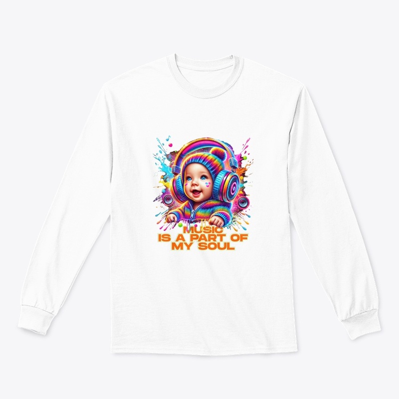 Music Soul Baby - Neon Splash Art