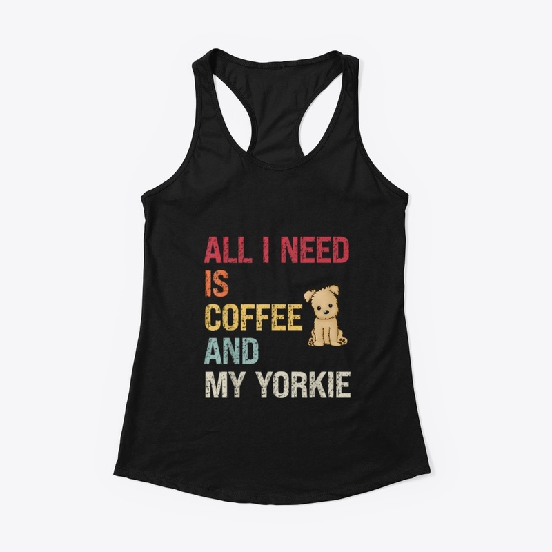 Coffee + Yorkie = Happiness
