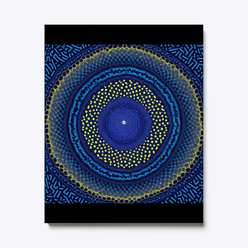 Colourful interference pattern