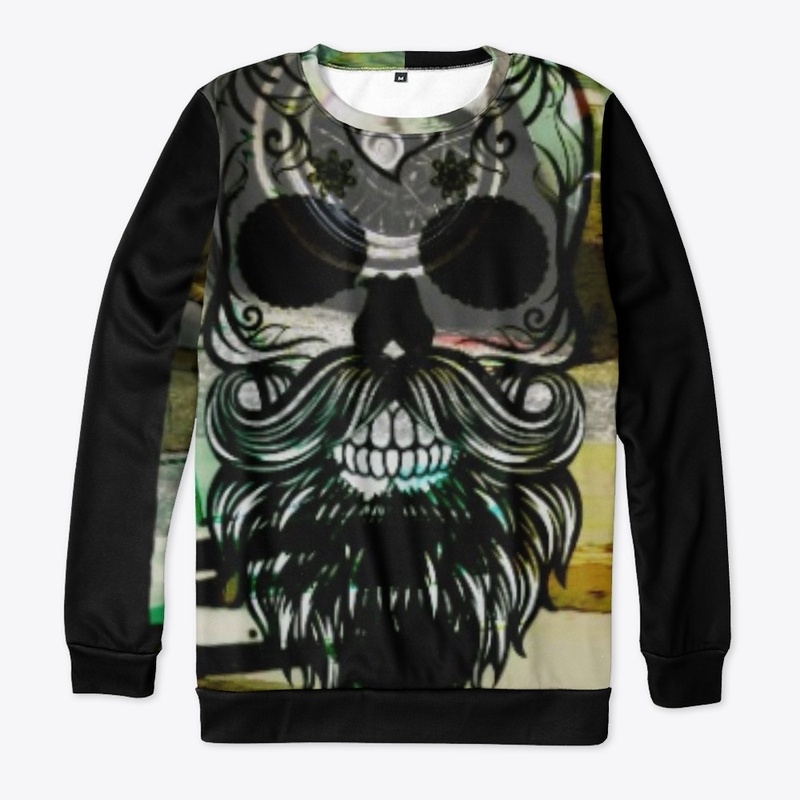 hipster calavera car