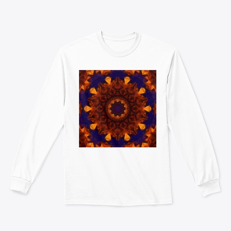 Blue Orange Kaleidoscsope