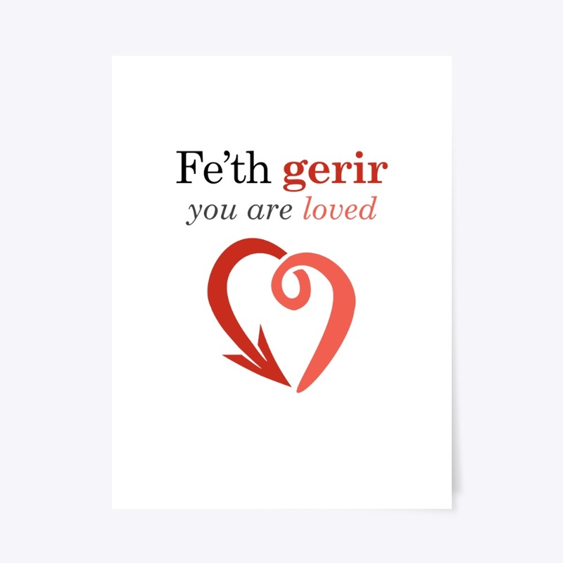 Poster 'Fe'th gerir'  ♡
