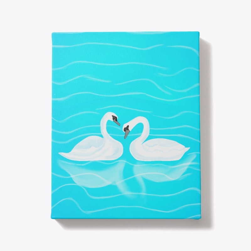 A Pair of Swans - Wall Art