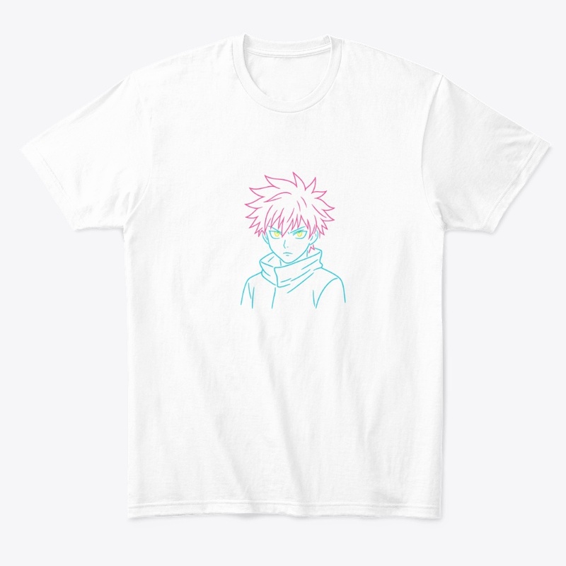 Neon Anime Warrior | Glowing Cyber Aura