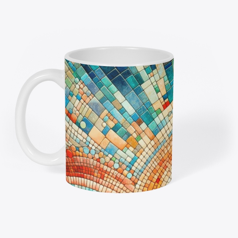 Mosaic style mug