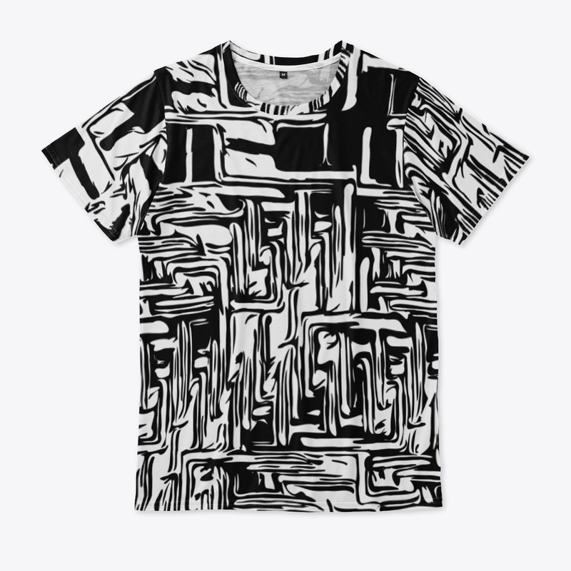 Black White Abstract Pattern 