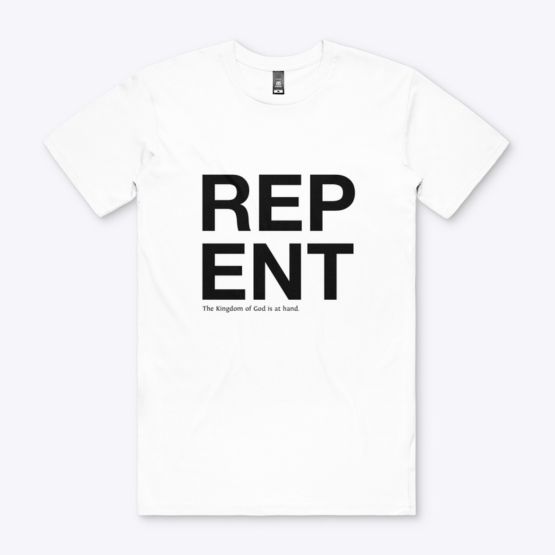 Repent Tee White