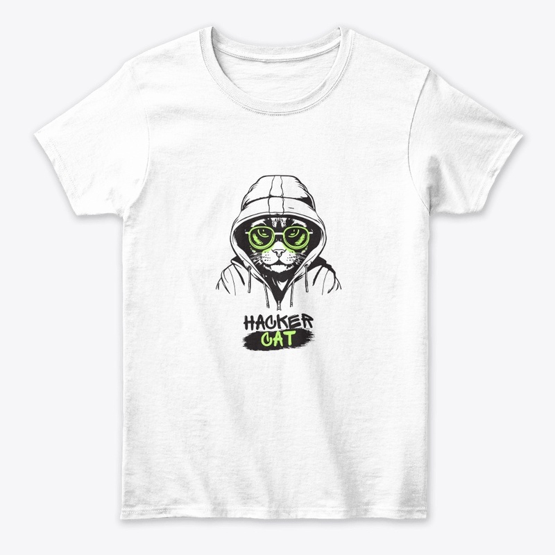 Hacker Cat T-Shrit