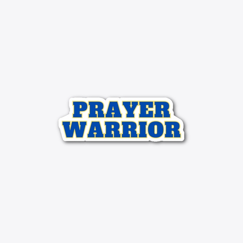 Prayer Warrior Sticker