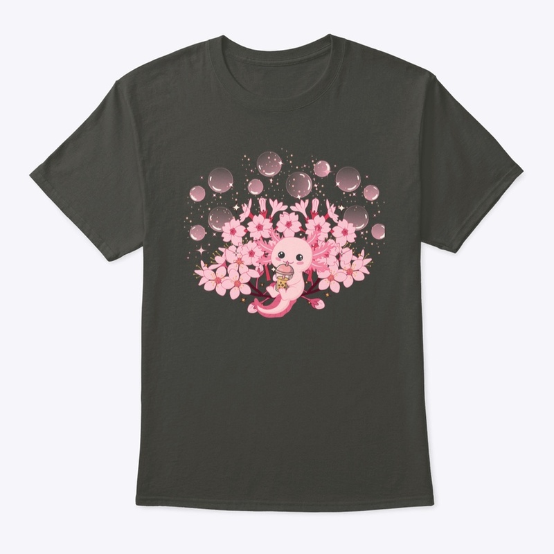 Cute Pink Axolotl Tee Shirt