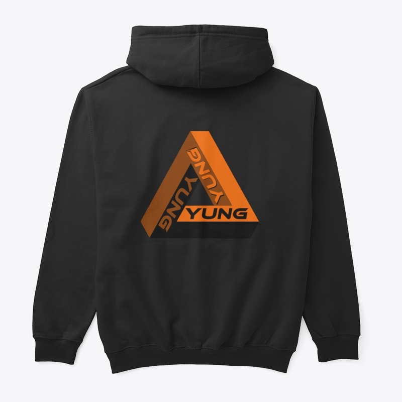 Yung Orange Tri Hoodie