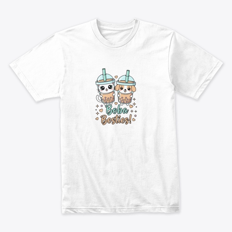 Boba Besties Milo & Bo Cute Kawaii Tee